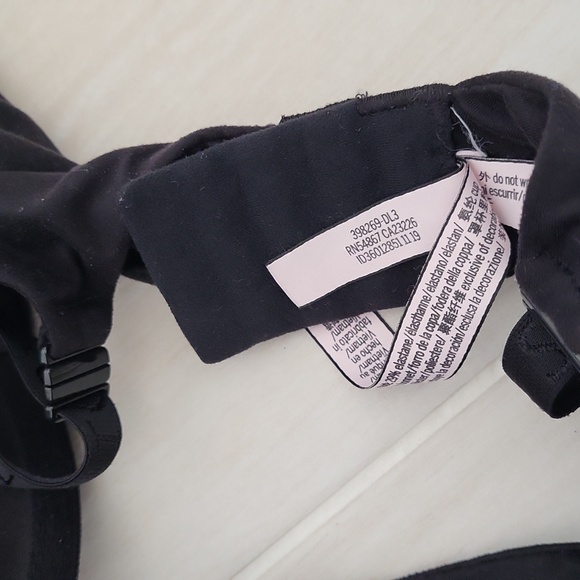 Body By Victoria's Secret Push Up Padded Black Bra Women's Black Bra 36DD - Picture 9 of 10